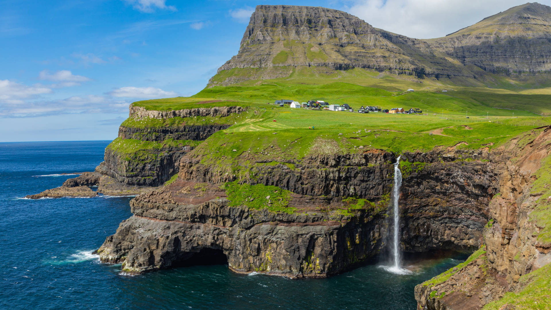 Custom Travel Planner Network-Faroe Islands-Mulafosser Waterfall