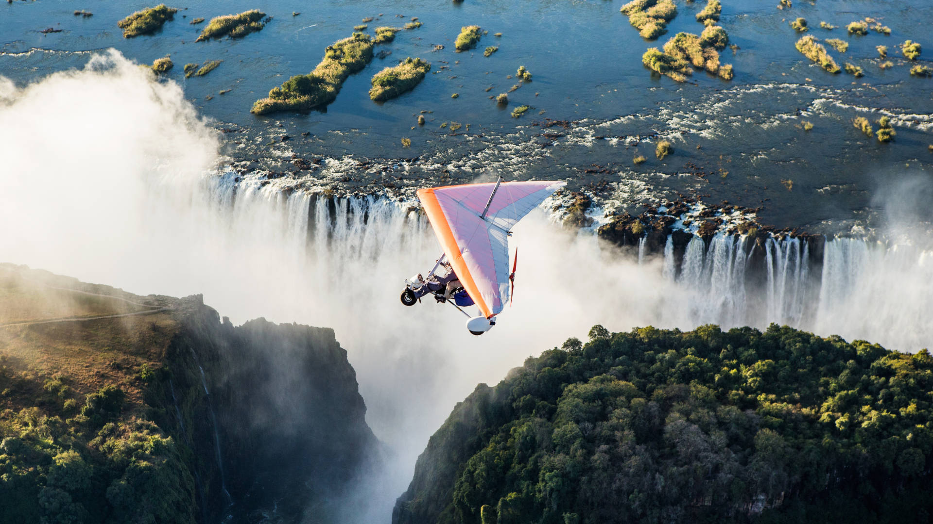 Custom Travel Planner Network-Zambia-Victoria Falls Flyover
