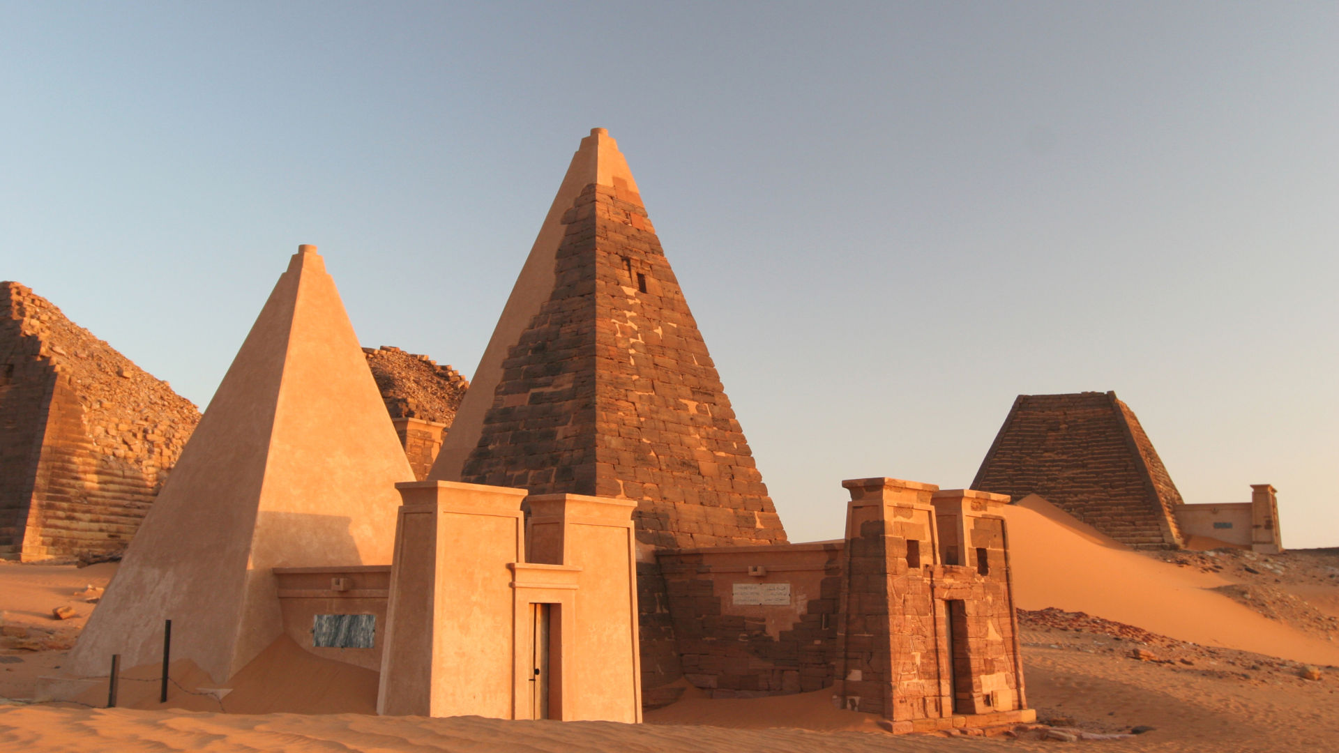 African Countries-Sudan-Meroe Pyramids