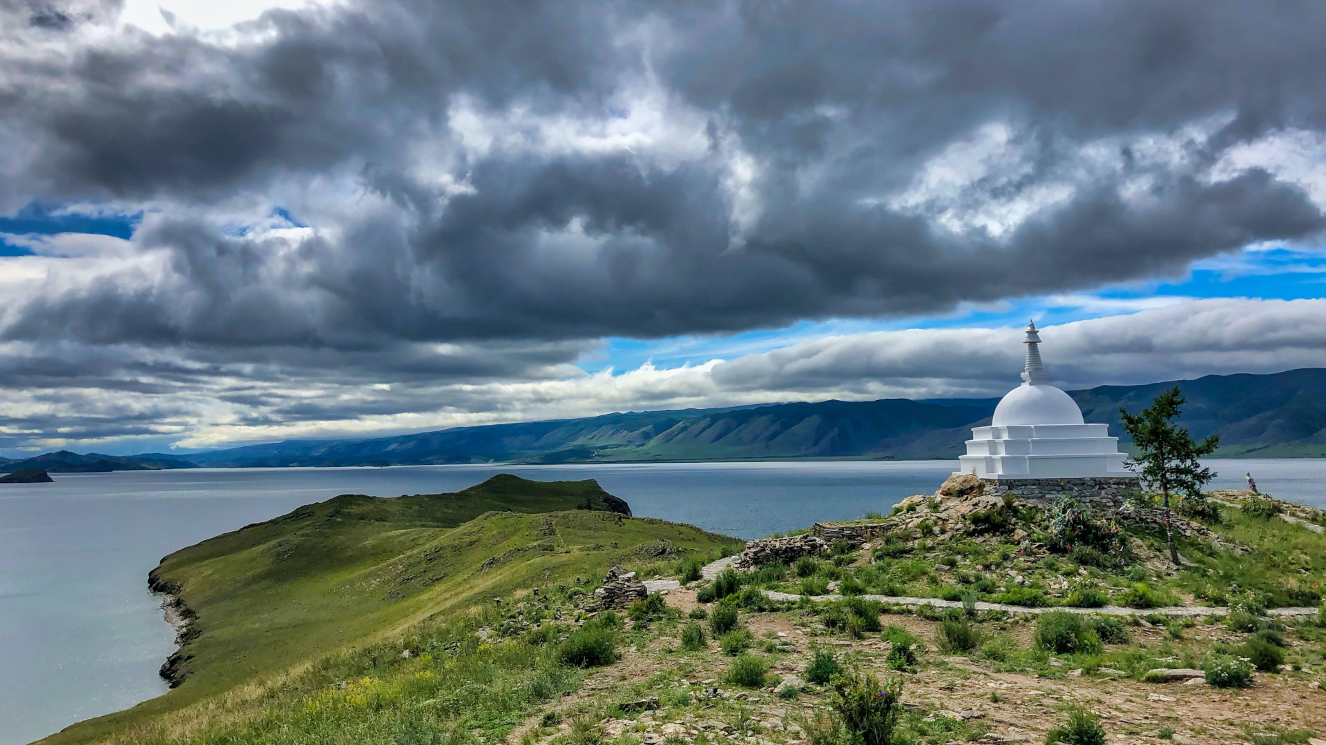 Custom Travel Planner Network-Russia-Lake Baikal-Ogay Island Stupa